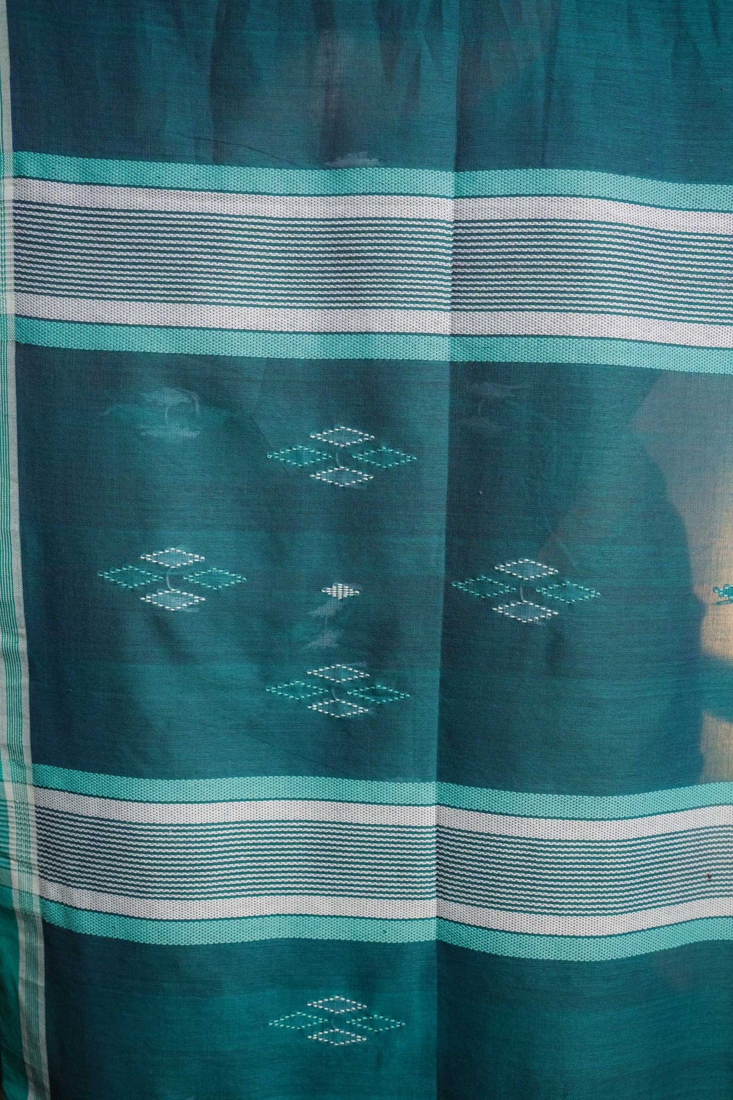 Blue Assamese Soft Cotton Saree
