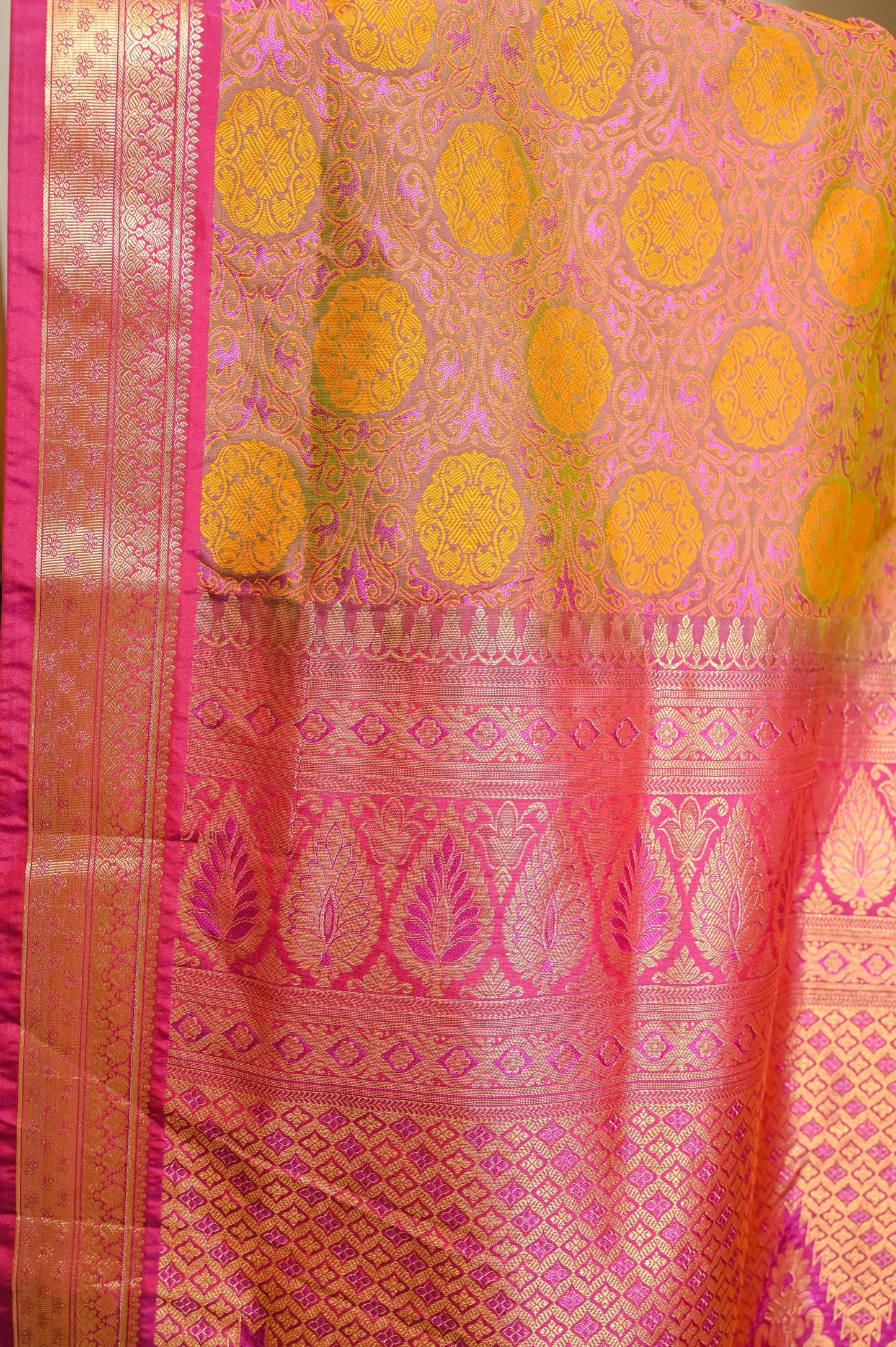 Green Soft Silk Banarasi Saree