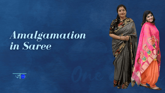 Amalgamation in saree - zameeni