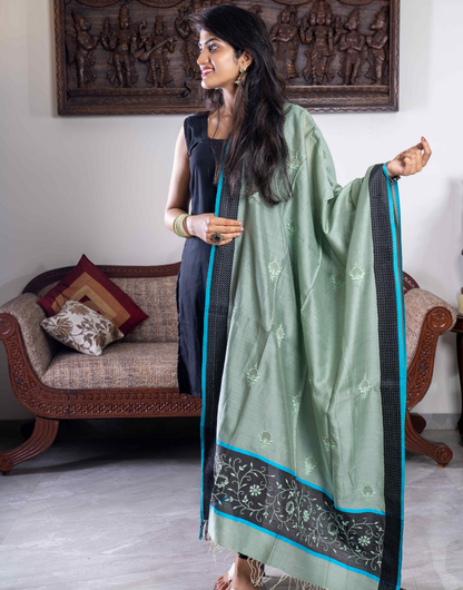 Maheshwari cotton silk Dupatta