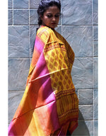 Load image into Gallery viewer, Yellow Geecha Shaded Dupatta

