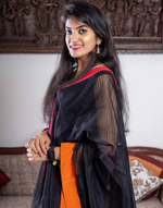 Load image into Gallery viewer, Soft cottons Black Geecha Dupatta
