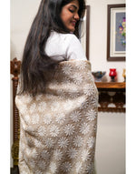 Load image into Gallery viewer, Beige and White Tussar Saree
