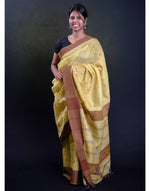 Load image into Gallery viewer, Maheshwari Saree (Mehendi Green &amp; Brown)
