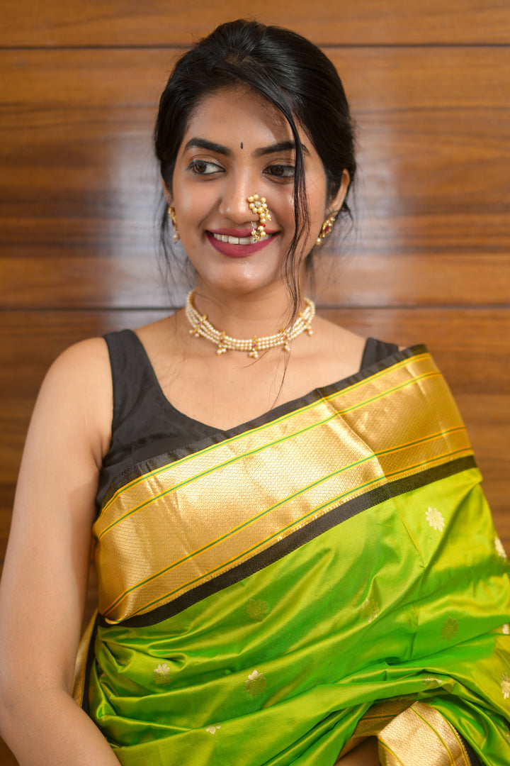 Green Paithani Saree