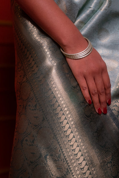 Green Tanchoi Katan Silk Saree