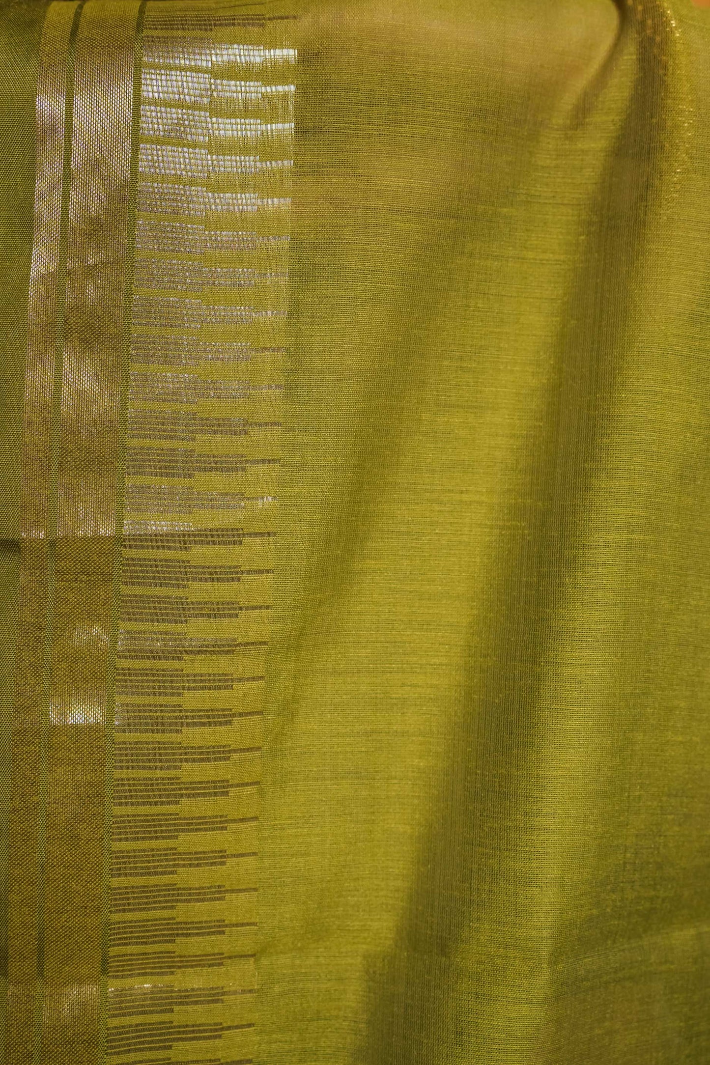 Green Cotton Silk Saree