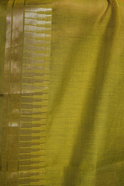 Green Cotton Silk Saree