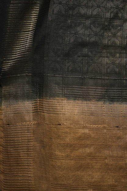 Black Resham Silk Saree