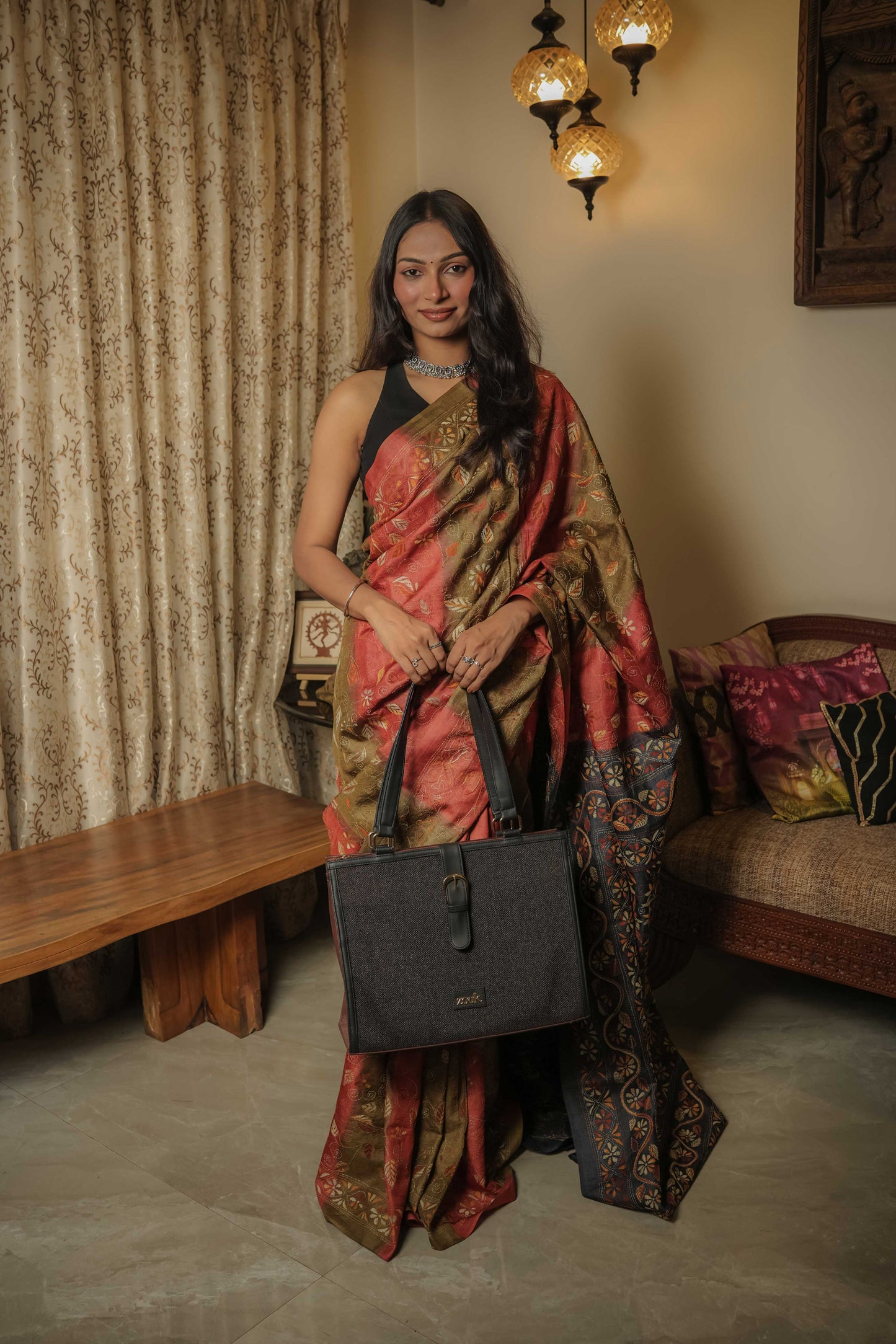 Multicoloured Gassi Tussar Saree