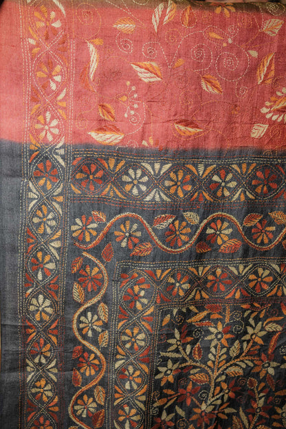Multicoloured Gassi Tussar Saree