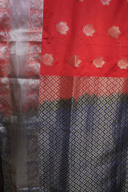 Orange Soft Silk Saree