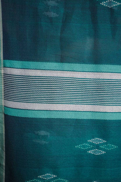 Blue Assamese Soft Cotton Saree