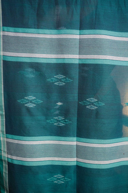 Blue Assamese Soft Cotton Saree