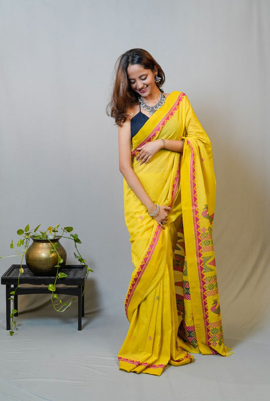 Cotton Handloom Saree