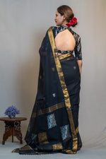 Load image into Gallery viewer, COTTON HANDLOOM WITH ZARI WORK
