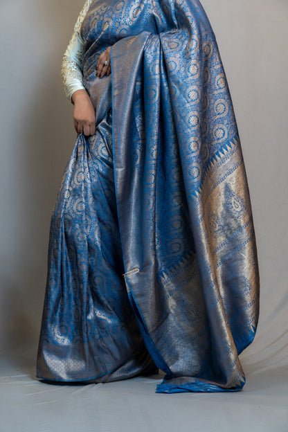 Pure Silk Jamawar Saree