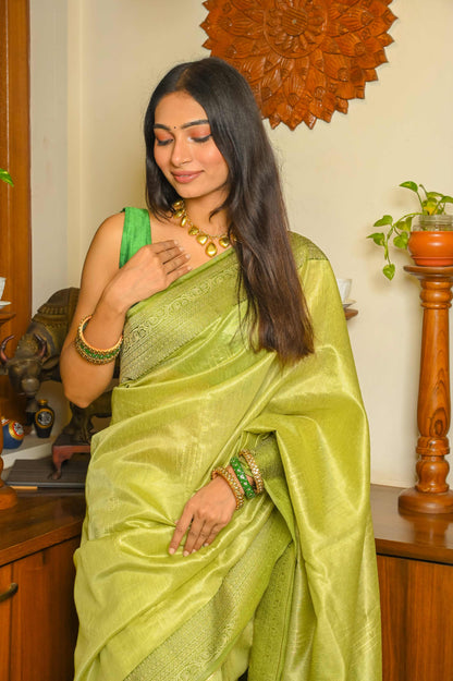 Green Patola Silk Saree