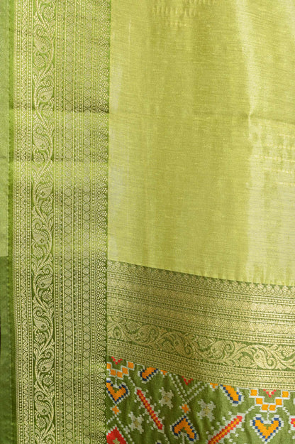 Green Patola Silk Saree