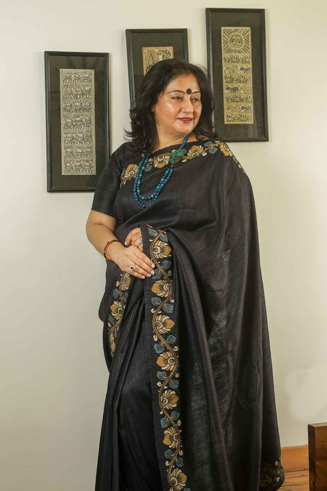 Geecha Kalamkari Saree