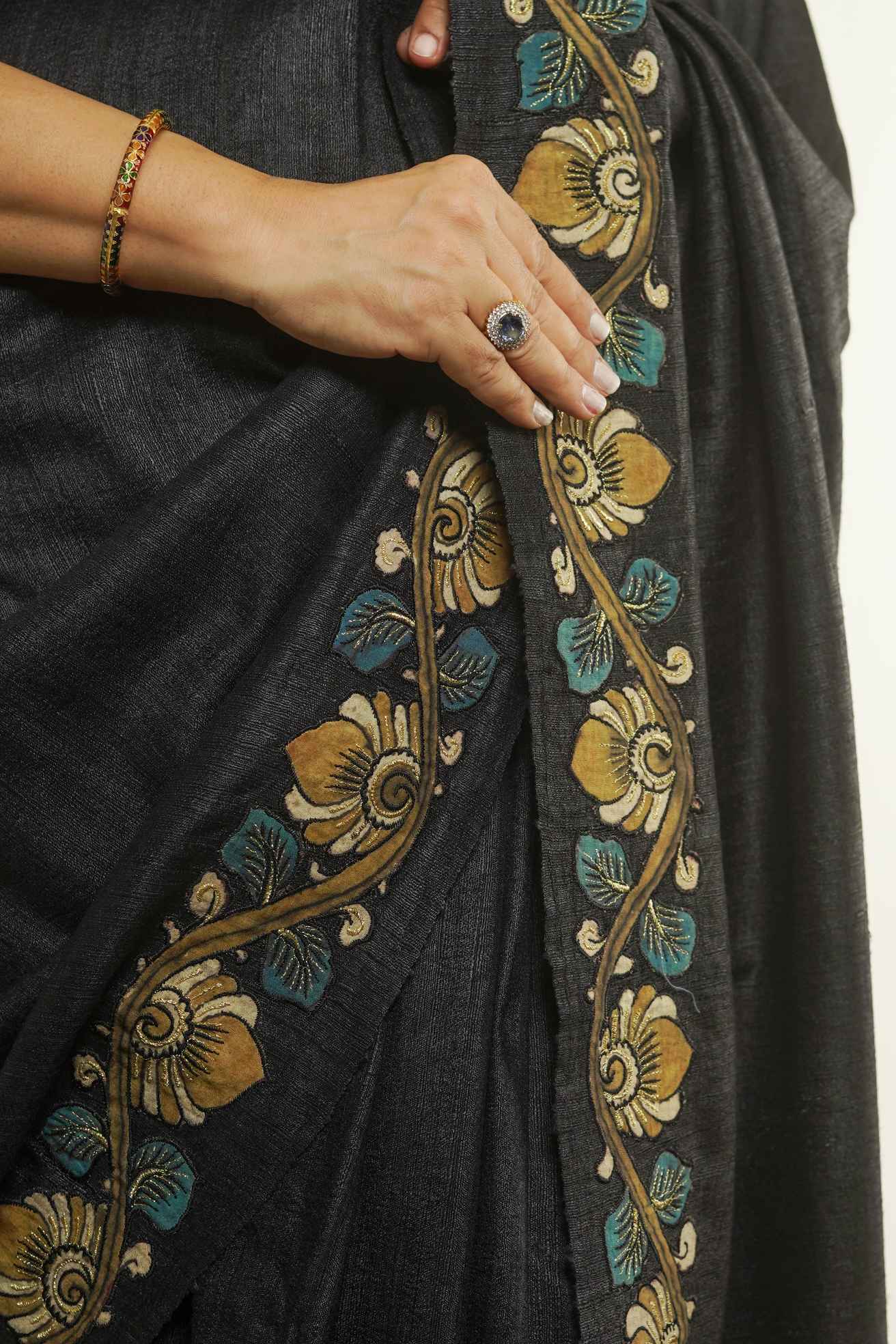 Geecha Kalamkari Saree