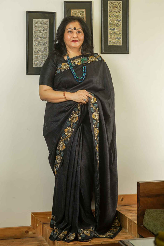 Geecha Kalamkari Saree