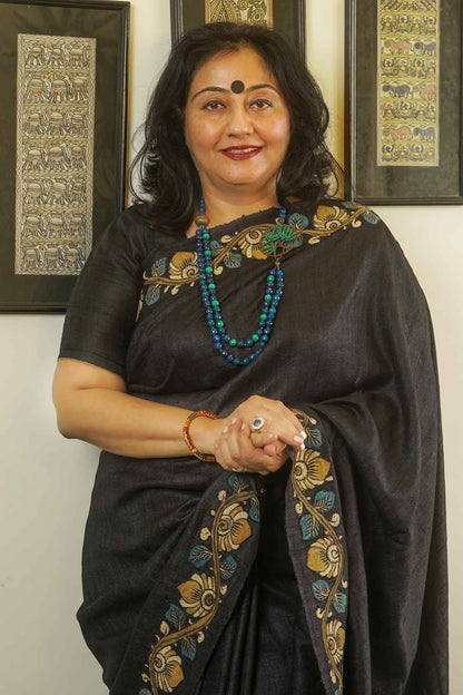 Geecha Kalamkari Saree