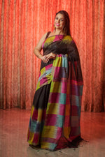 Load image into Gallery viewer, Multicolour Cotton Saree
