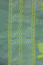 Load image into Gallery viewer, Greenish-grey Dhakai Jamdani Saree
