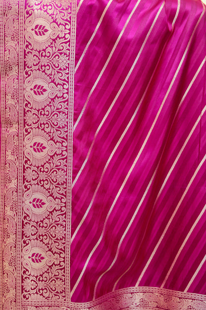 Deep Wine Satin Silk Saree