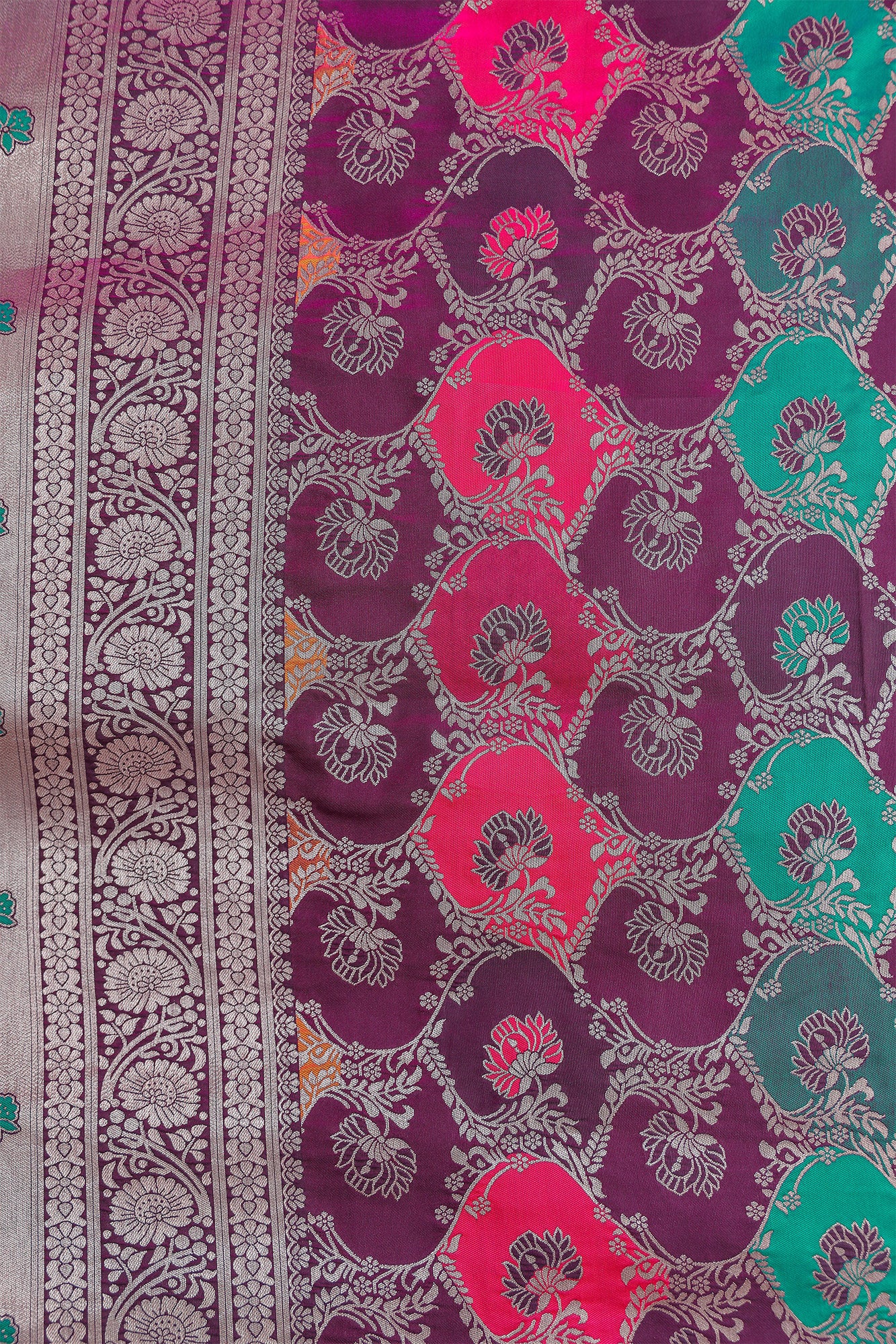 Rangkat Pattern Handloom Silk Saree