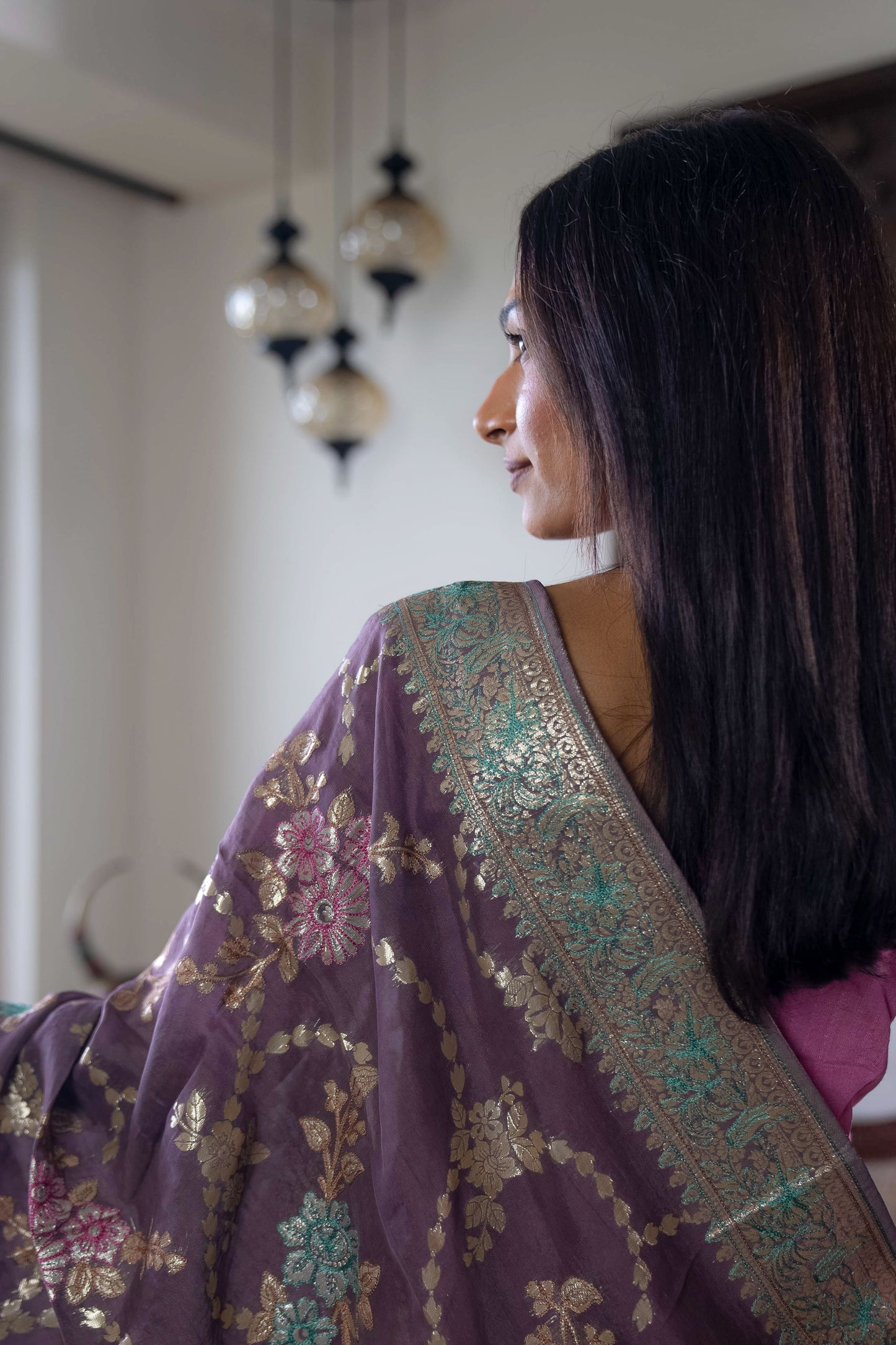 Light Brown Tissue Dupatta